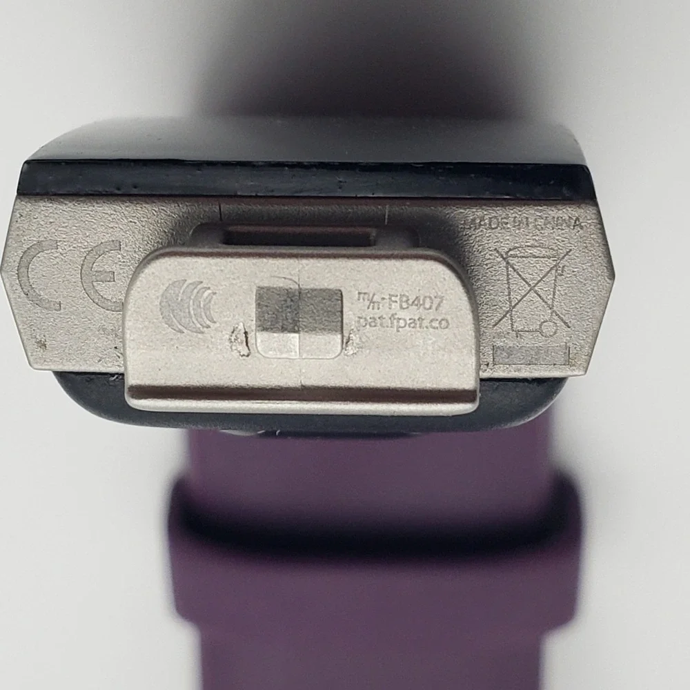 Fitbit Charge 2 Fitness Tracker Unisex Large Plum FB407 Heart Rate Sleep Monitor
